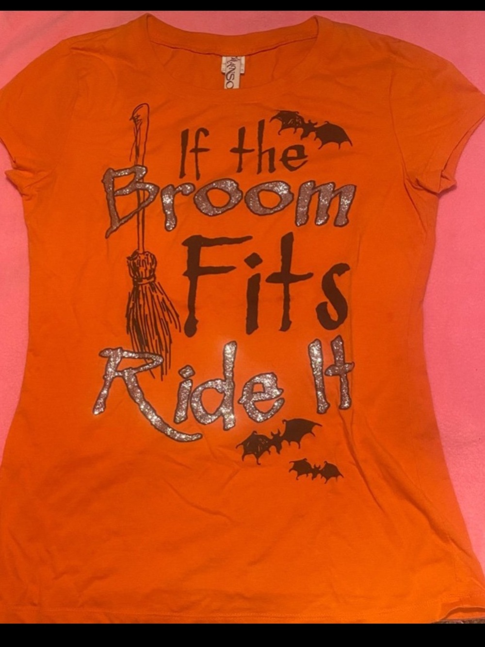 Ransom Orange "If the Broom Fits Ride It" Short Sleeve Tee